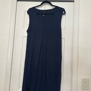 Bobi Heathered Blue Dress